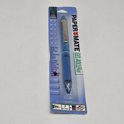 Rodillo de gel deslizante de gel Papermate RT F 0,7 mm tinta azul nuevo de colección bolígrafo doble corazón Foto 1 de 4
