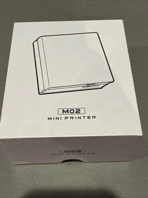 Phomemo M02 Pocket Printer – Bluetooth Mini Thermal Printer – Open Box White - Image 1 of 4