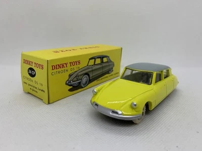 Dinky No.24 CP CITROEN DS 19 Amarillo - Imagen 1 de 4