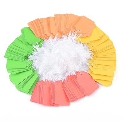 Color Tags with String, 1000Pcs Matte Surface Price Tags Label for Yard Garage S - Image 1 of 4