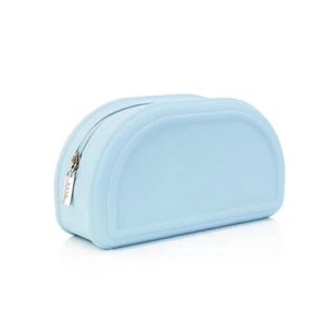 Silicone makeup bag, brush holder, waterproof, toiletry organizer, travel, zi... - Picture 1 of 7