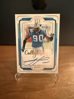2024 National Treasures Canton Calligraphy Julius Peppers ON CARD AUTO /99 HOF - Image 1 of 2