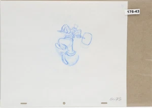 Goofy Original Production Drawing 176-43 Used In Great Condition - Picture 1 of 3