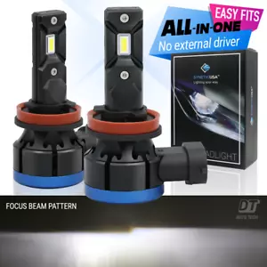 Syneticusa H11 LED Headlight Bulbs CSP 6000K White High Low Beam Fog Light - Bild 1 von 8