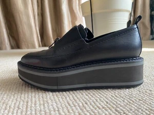 Robert Clergerie zapatos de cuero negro - Imagen 1 de 7