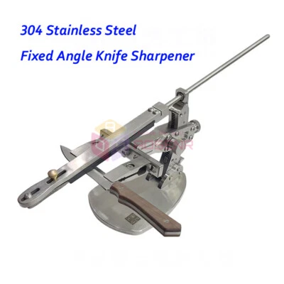 304 Stainless Steel Fixed Angle Knife Sharpener Portable Knife Sharpening Tools - Image 1 of 4