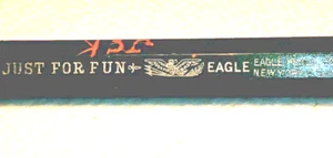 "Just For Fun (Eagle) EAGLE Eagle Pencil Co./New York U.S.A." Grüner Holzstift - Bild 1 von 21