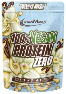 IronMaxx 100 % Vegan Protein Zero, 500 g Beutel, Vanilla Dream - Bild 1 von 1