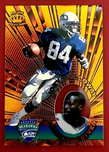Tarjeta de fútbol americano 1996 Pacific Invincible Joey Galloway #I-138 Seattle Seahawks - Imagen 1 de 2