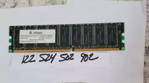 256MB DDR1 DDR PC PC3200 DDR-400 400 184PIN ECC NON-REG SINGLE RANK 32X8 - Picture 1 of 1