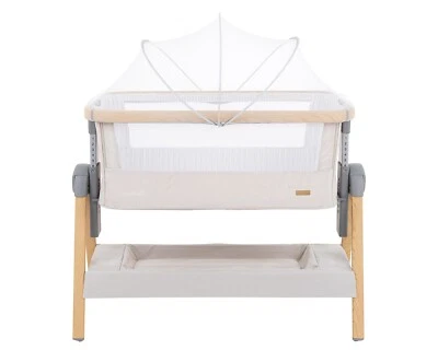 KikkaBoo Nanna Bedside Crib Travel Cot Bed Baby Play Pen Child Bassinet Playpen - Image 1 of 4