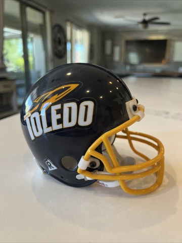 Toledo Rockets Riddell Mini  Football Helmet NCAA Cover