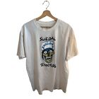 Suicidal Tendencies Metal 90s Band T-Shirt Men's Size XL White Short Sleeve...