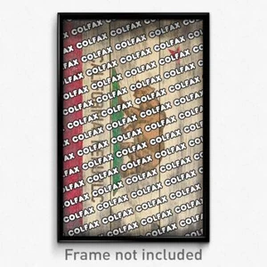Colfax California Poster (CA City Souvenir 11x17 Town Print) - Picture 1 of 1