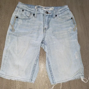 LIMITED TOO girls size 10 regular DENIM SHORTS cotton play wear - Picture 1 of 1