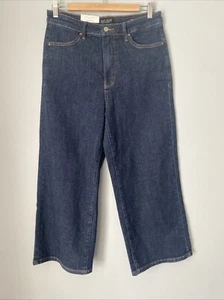 NWT! Judy Blue Curvy High Waist Tummy Control Tailored Crop Jeans 11/30 Wide Leg - Picture 1 of 8