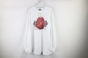 Camiseta manga larga nueva de colección años 90 Marithe Francois Girbaud para hombre talla 2XL deletreada - Imagen 1 de 12