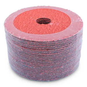 200 Pack - 4.5" Ceramic Resin Fiber Disc 36 Grit 4-1/2" Grinding & Sanding Discs - Picture 1 of 3