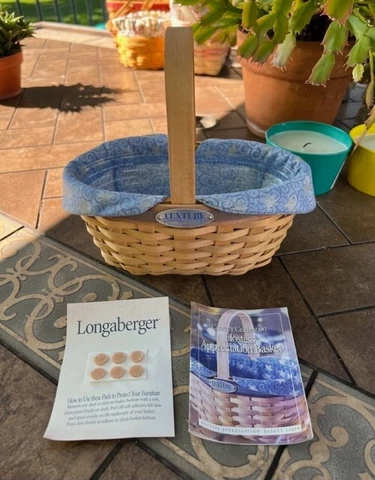 Longaberger 2000 Century Celebration Hostess Appreciation Basket Cover
