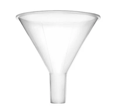 Eisco Labs Powder Funnel, 2.6" Diameter - Polypropylene Plastic - Parallel Stem - Image 1 of 4