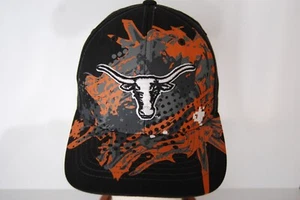 Texas Longhorns Paint Splash Flex Fit S/M FRTYSVN By Twins '47 Hat - Picture 1 of 8