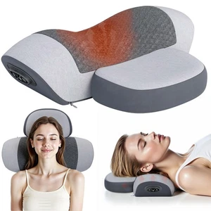 Pillow Massage Neck Hump –Fisiorest 3-in-1 Neck Massager Pillow with Heat, De... - Picture 1 of 7