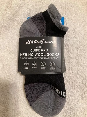 Calcetines de lana merino Eddie Bauer FIRST ASCENT Guide Pro para mujer - talla pequeña (4-6,5 Foto 1 de 4