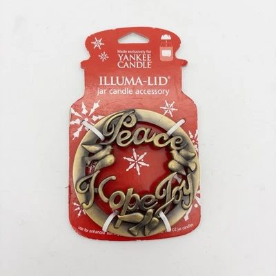 Yankee свеча Illuma крышка банка Topper металлический праздник чувства Рождество 2007 новый - Изображение 1 из 4