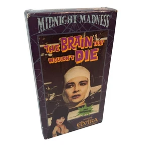 The Brain That Wouldn't Die VHS 1962 Horror Midnight Madness Elvira Rhino - Picture 1 of 5