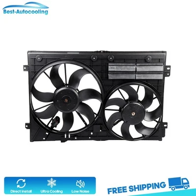 Conjunto de ventilador de refrigeración del radiador del motor 620-805 para Volkswagen GTI 2006 2007-2014 Foto 1 de 4