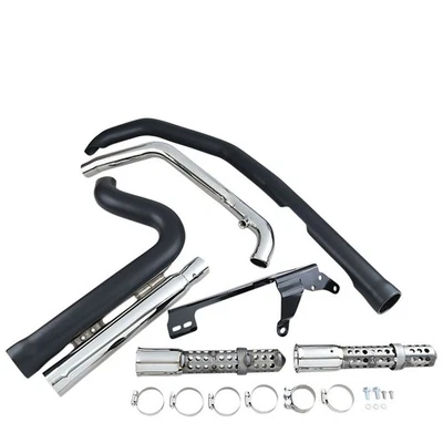 Harley XL 883 N Iron 2009-2013 escape completo COBRA Speedster corto negro 6704B Foto 1 de 3