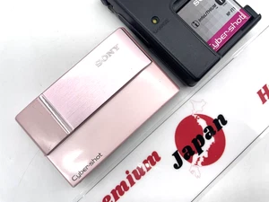 SONY Cyber-shot DSC-T10 Pink 7.2MP Camera w/ Battery Charger Japan Clean - Picture 1 of 13
