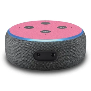 2er Set Aufkleber Glitzer Hellrosa passend für Alexa Echo Dot Gen3 Folie R137-01 - Picture 1 of 9