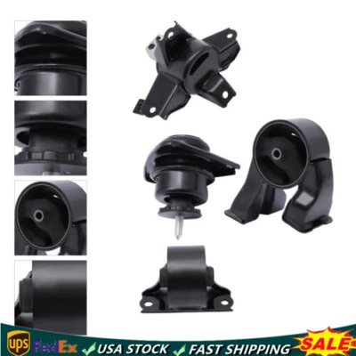 4PCS Motor & Trans Mount Set For 2007-2010 Hyundai Elantra Sedan Manual Trans - Image 1 of 4
