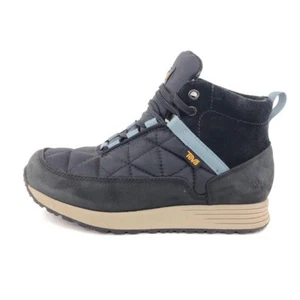 Teva Ember Commute WP Hiking Boots Womens Size 6.5 EU 37.5 Black Outdoor Lace up - Picture 1 of 14