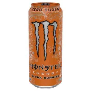 Brand New Monster Ultra Sunrise Energy Zero Sugar Drink Fruit 16oz (1 Can) - Picture 1 of 2