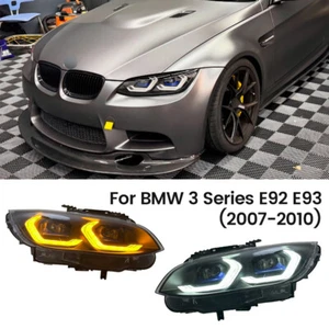 Paar HID Scheinwerfer Montage LED Halogen Xenon für BMW 3er E92 E93 2007-2010 - Picture 1 of 17