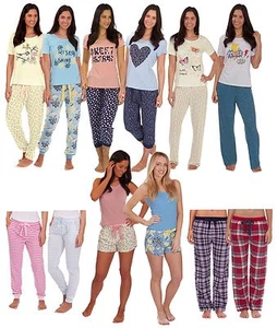 Ladies 'Forever Dreaming' Summer Pyjama Range / Lounge Set / PJ / Nightwear - Picture 1 of 11