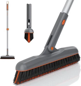 Eazer Grout Brush with Long Handle, 180°Rotation Tile Grout Cleaning Brush, V-S - Picture 1 of 6
