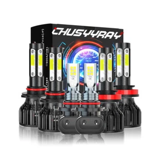For Dodge RAM 1500 2500 3500 4500 2013 2014 2015 LED Headlight & Fog Light Bulbs - Picture 1 of 24