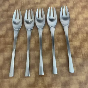 5 Dinner Forks Dansk ODIN Satin Stainless Germany 7 7/8" - Picture 1 of 10