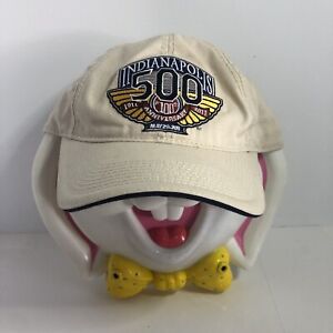 Indianapolis 500 100th Anniversary Hat. One Size, Adjustable. Tan. Ltd. Edition.