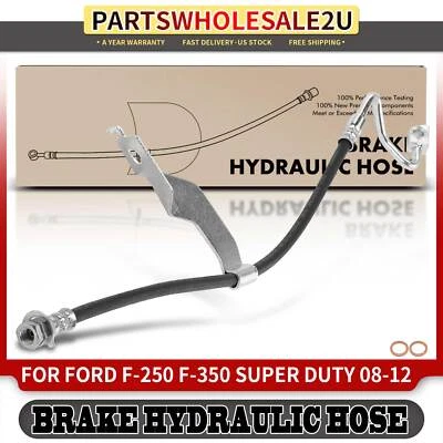 Mangueira hidráulica de freio dianteiro direito para Ford F-250 F-350 Super Duty 2008-2012 - Imagem 1 de 4