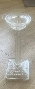 ANTIQUE TALL PRESSED GLASS FAIRY LIGHT STAND - Foto 1 di 4