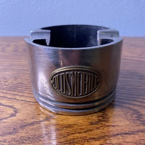 Vintage 1930’s Custom Oldsmobile Piston Metal Ashtray w/Metal Emblem - Rare - Picture 1 of 10