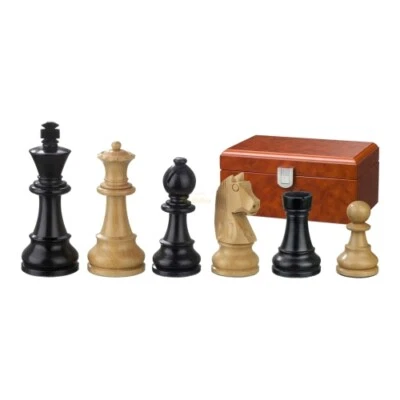 Chess Figures - Ludwig XIV - Wood - Staunton - Kings Height 65 MM - Image 1 of 2