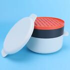 Hg Multifunctional Round Rice Steaming Box Microwave Oven Special Lunch Box
