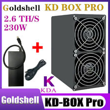 New Goldshell KD-BOX PRO 2.6T 230W Kadena Miner WiFi Version With PSU Supply
