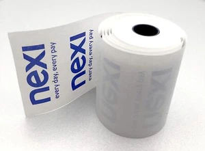 Lot de 50 rouleaux de papier thermique pour poss boîtes de rouleaux de papie... - Afbeelding 1 van 5
