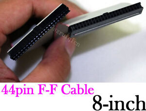 Disque dur pour ordinateur portable 2,5 IDE 44 broches câble d'extension femelle 8 pouces F-F 20 cm
